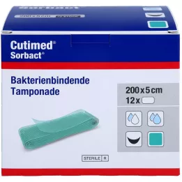 CUTIMED Tamponade Sorbact 5x200 cm, 12 pces