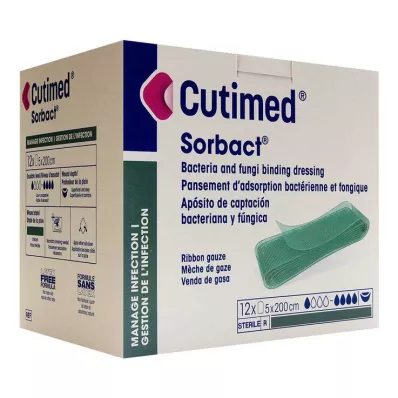 Tampons Cutimed Sorbact 5x200 cm, 12 pc