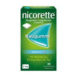 NICORETTE Gomme à mâcher 2 mg menthe blanche, 30 pces