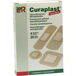 CURAPLAST Strips sensitifs assortis, 20 pces