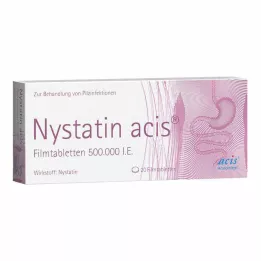 NYSTATIN Comprimés pelliculés acis, 20 pc