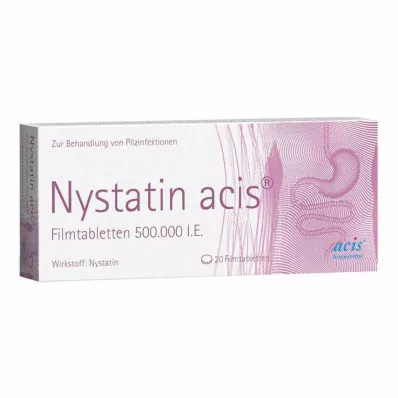 Comprimés pelliculés de nystatine ACIS, 20 pc