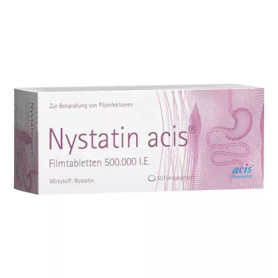 Comprimés pelliculés de nystatine ACIS, 50 pc