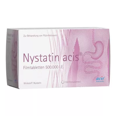 Comprimés pelliculés de nystatine ACIS, 100 pc