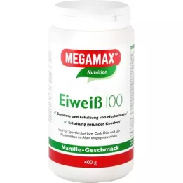 EIWEISS 100 Poudre Megamax vanille, 400 g