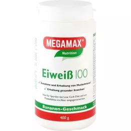 EIWEISS 100 Poudre de banane Megamax, 400 g