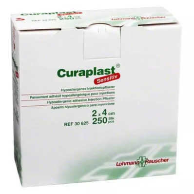 CURAPLAST Pansement pour injection sensitif 2x4 cm, 250 pces