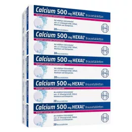 CALCIUM 500 HEXAL Comprimés effervescents, 100 pc