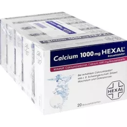 CALCIUM 1000 HEXAL Comprimés effervescents, 100 pc