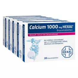 CALCIUM 1000 HEXAL Comprimés effervescents, 100 pc