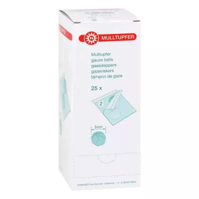 MULLTUPFER Pruneau stérile, 25X2 pcs