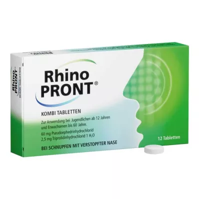 RHINOPRONT Comprimés combinés, 12 pc