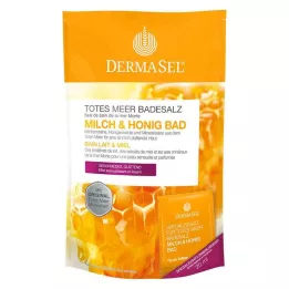 DERMASEL Sels de bain de la mer Morte+lait&amp;Miel SPA, 1 p