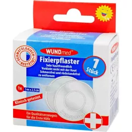 FIXIERPFLASTER 2,5 cmx5 m transparent, 1 pc
