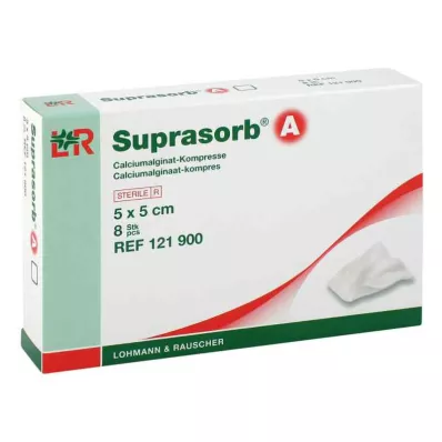 Suprasorb A alginate de calcium compr. 5x5cm (8 pièces)