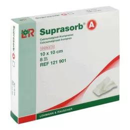 SUPRASORB A Compresse dalginate de calcium 10x10 cm, 8 pces