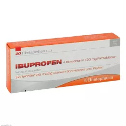 IBUPROFEN Hemopharm 400 mg comprimés pelliculés, 20 pc