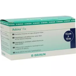 ASKINA Non-tissé de fixation 15 cmx10 m hypoallergénique, 1 pc