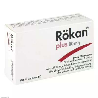 RÖKAN Plus 80 mg comprimés pelliculés, 120 comprimés