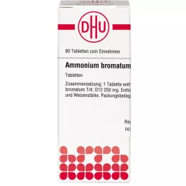 AMMONIUM BROMATUM D 12 comprimés, 80 pc