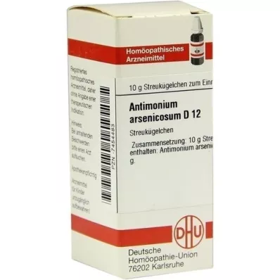 ANTIMONIUM ARSENICOSUM Globules D 12, 10 g