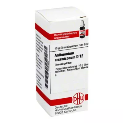 ANTIMONIUM ARSENICOSUM Globules D 12, 10 g