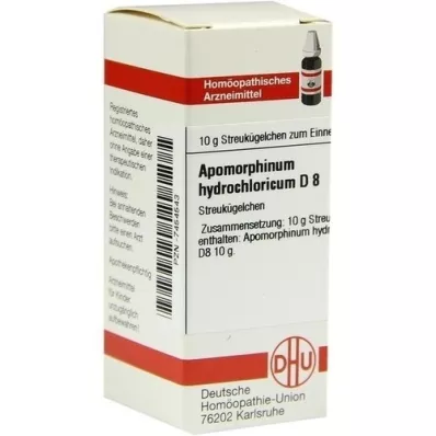 APOMORPHINUM HYDROCHLORICUM Globules D 8, 10 g