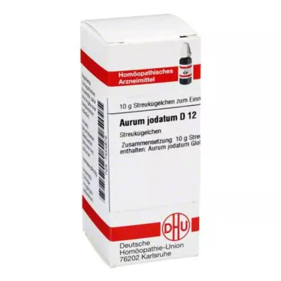 DHU Aurum jodatum D 12 globules, 10 g