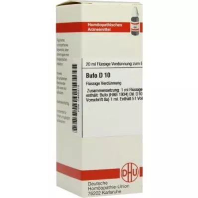 BUFO D 10 Dilution, 20 ml