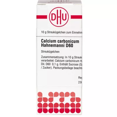 CALCIUM CARBONICUM Globules Hahnemanni D 60, 10 g