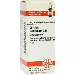 CALCIUM SULFURICUM C 6 globules, 10 g