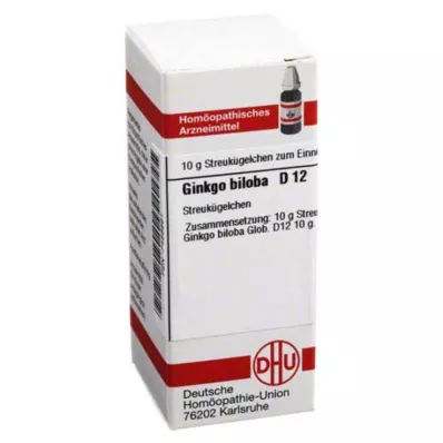 DHU Ginkgo biloba D 12 globules, 10 g
