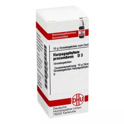 DHU Harpagophytum procumbens D 3 globules, 10 g