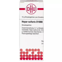 HEPAR SULFURIS Globules D 1000, 10 g