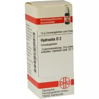 HYDRASTIS Globules D 2, 10 g