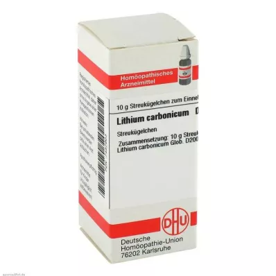 DHU Lithium carbonicum D 200 globules, 10 g DHU Lithium carbonicum D 200 globules, 10 g