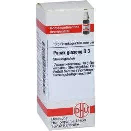 PANAX GINSENG Globules D 3, 10 g