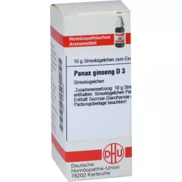 PANAX GINSENG Globules D 3, 10 g