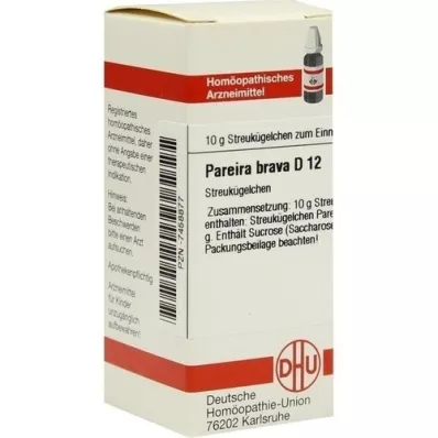 PAREIRA BRAVA Globules D 12, 10 g