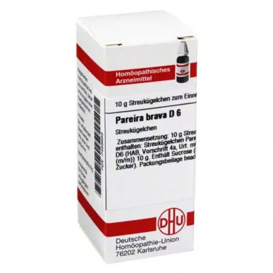 PAREIRA BRAVA Globules D 6, 10 g
