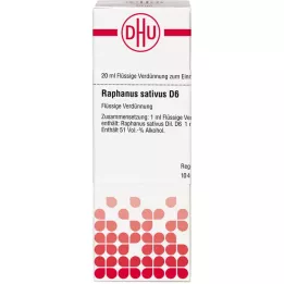 RAPHANUS SATIVUS D 6 Dilution, 20 ml