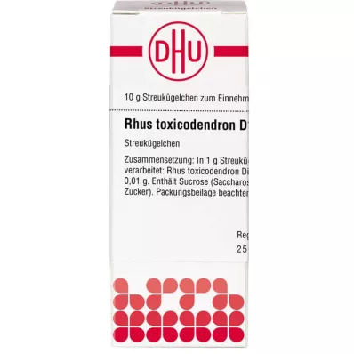 RHUS TOXICODENDRON Globules D 1000, 10 g