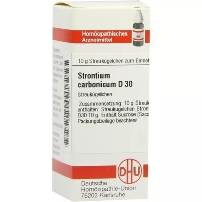 STRONTIUM CARBONICUM D 30 globules, 10 g