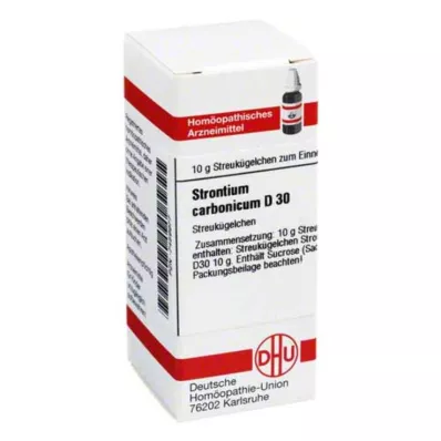 STRONTIUM CARBONICUM D 30 globules, 10 g