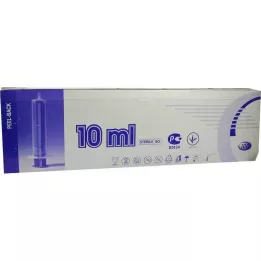 SPRITZE 10 ml 2 pièces Luer excentrique, 100 pces