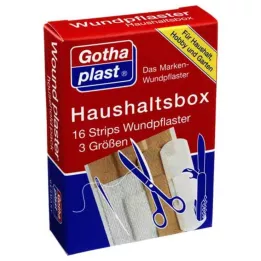 GOTHAPLAST Boîte ménagère Strips, 16 pces