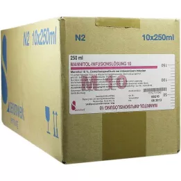 MANNITOL Liqueur infusée 10, 10X250 ml