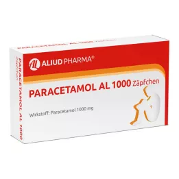 PARACETAMOL AL 1.000 suppositoires, 10 pces