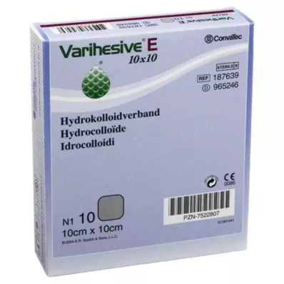 Varihesive E 10x10 cm Hkv hydroactif, 10 pc Varihesive E 10x10 cm Hkv hydroactif, 10 pc