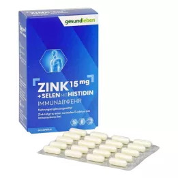 GESUND LEBEN Gélules de zinc 15 mg+sélénium, 60 gélules